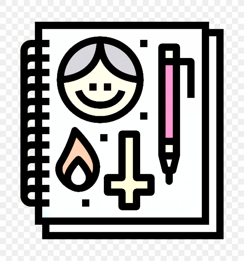 Notebook Icon Tattoo Icon Sketchbook Icon, PNG, 1076x1152px, Notebook Icon, Emoticon, Line, Line Art, Rectangle Download Free