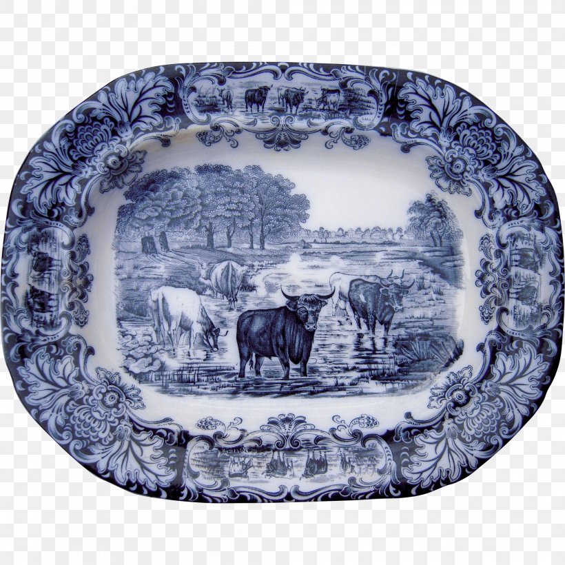Plate Cattle Ceramic Platter Wedgwood, PNG, 1992x1992px, Plate, Antique, Blue And White Porcelain, Bone China, Cattle Download Free