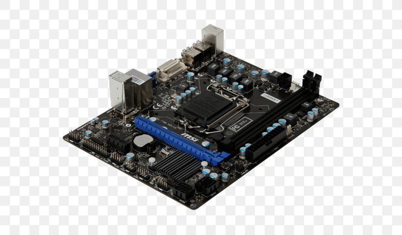LGA 1155 MicroATX Motherboard Land Grid Array MSI H61M-P31/W8, PNG, 600x480px, Lga 1155, Atx, Central Processing Unit, Chipset, Circuit Component Download Free