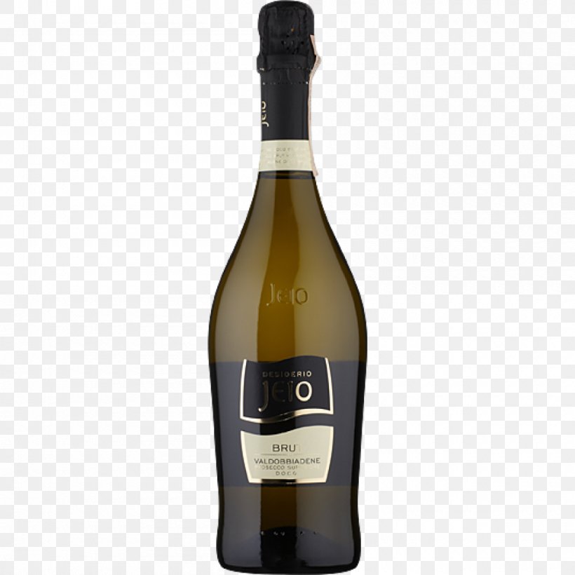 Prosecco Valdobbiadene Glera Champagne Wine, PNG, 1000x1000px, Prosecco, Alcoholic Beverage, Bottle, Champagne, Cuvee Download Free