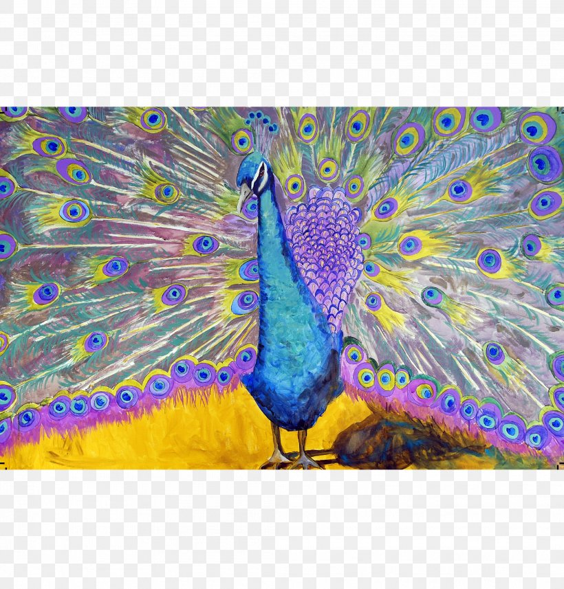 Peafowl Painting Peacock Dance Art Palette, PNG, 2083x2179px, Peafowl, Acrylic Paint, Art, Canvas, Canvas Print Download Free