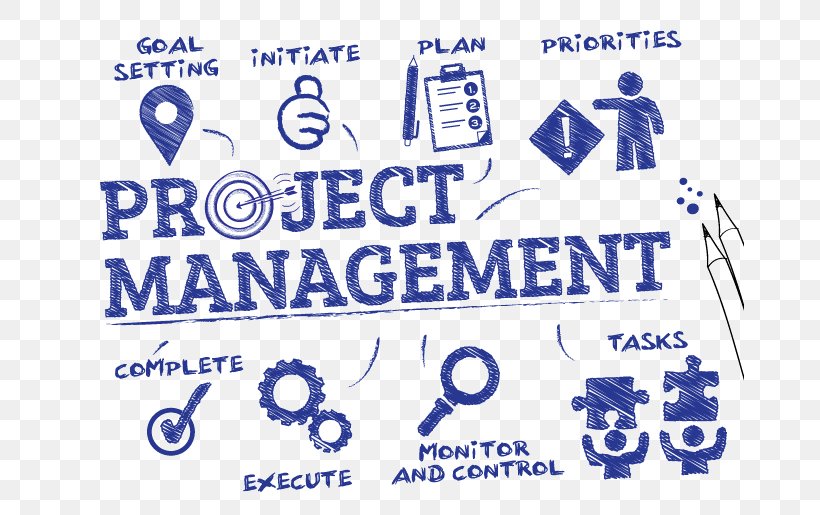 Project Management Professional Project Manager, PNG, 668x515px, Project Management, Area, Banner, Blue, Brand Download Free