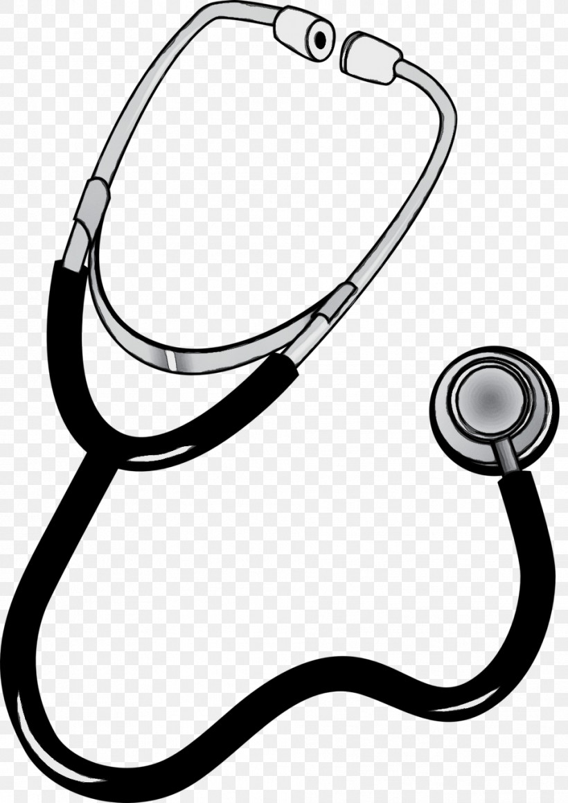 Stethoscope, PNG, 958x1355px, Watercolor, Cartoon, Doctor Stethoscope, Drawing, Health Download Free