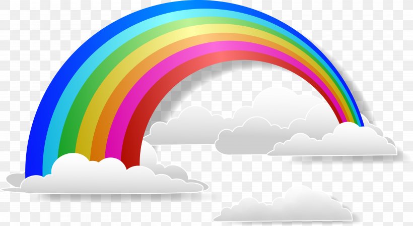Rainbow Cloud Iridescence Euclidean Vector, PNG, 3999x2188px, Rainbow, Cloud, Cloud Iridescence, Color, Green Download Free