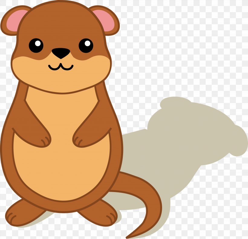 Shadow Silhouette Groundhog Day Free Content Clip Art, PNG, 6146x5917px, Shadow, Bear, Beaver, Carnivoran, Cartoon Download Free