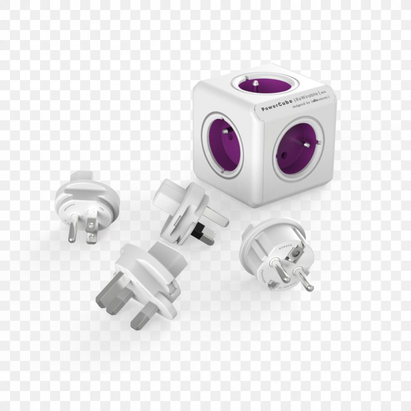 AC Power Plugs And Sockets PowerCube Electrical Cable Fuse Ethernet Hub, PNG, 1024x1024px, Ac Power Plugs And Sockets, Adapter, Color, Computer Port, Cufflink Download Free