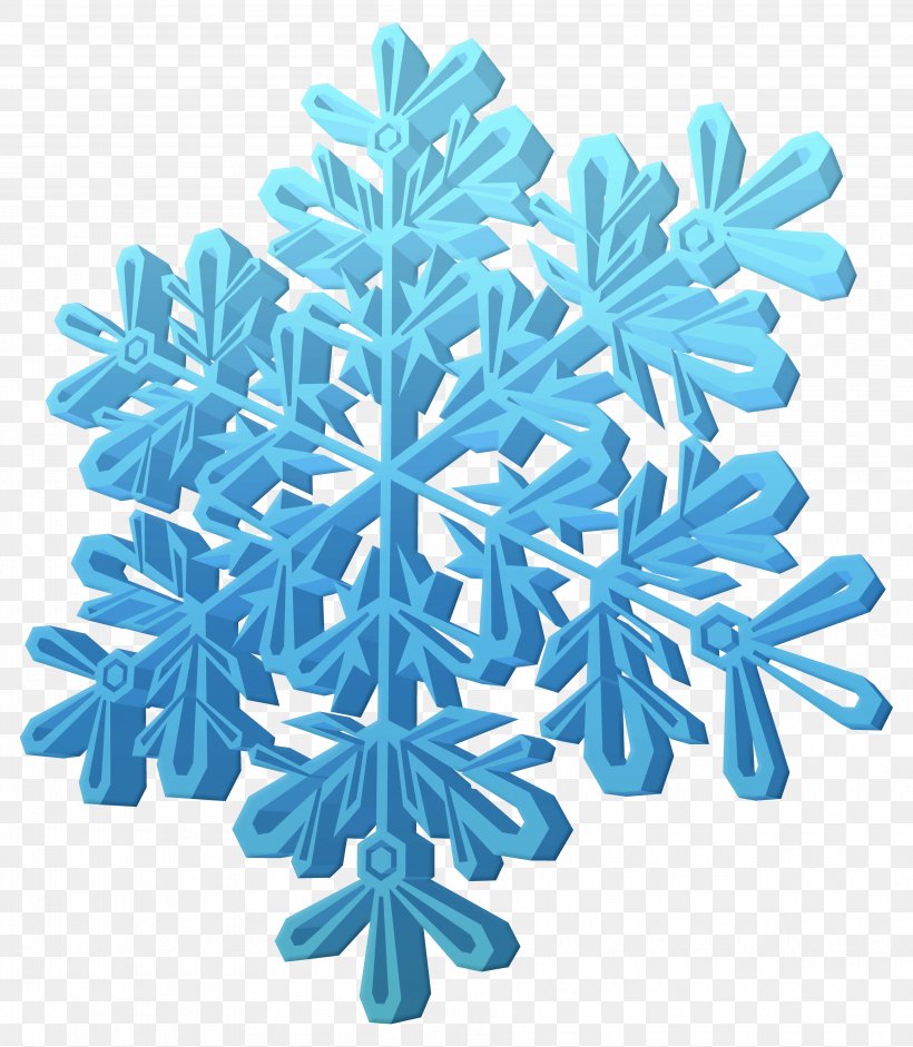 Snowflake Three-dimensional Space 3D Computer Graphics Clip Art, PNG, 3732x4283px, Snowflake, Blue, Color, Pattern, Snow Download Free