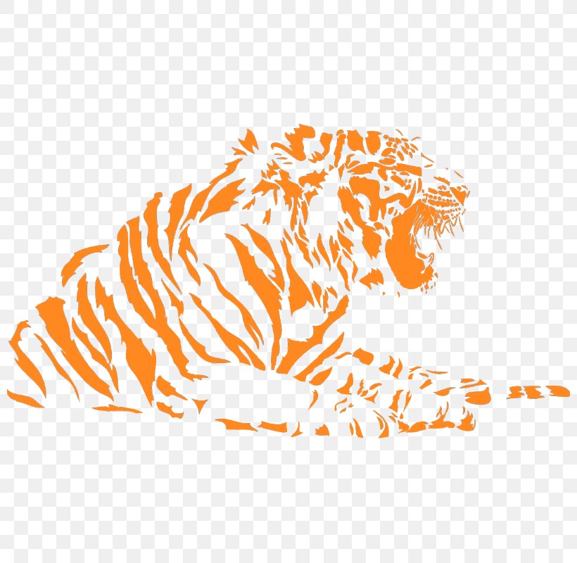 Tiger Sticker Decal, PNG, 800x800px, Tiger, Animal Figure, Area, Art, Big Cats Download Free