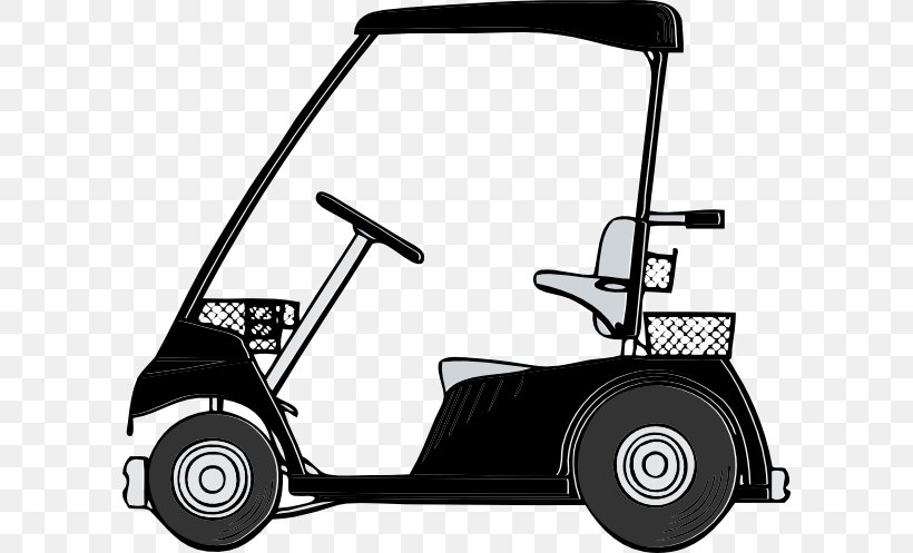 Clip Art Golf Buggies Vector Graphics Golf Course, PNG, 600x497px, Golf Buggies, Automotive Design, Automotive Exterior, Black And White, Golf Download Free