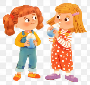 Girl Drinking - Girls With Bottles PNG