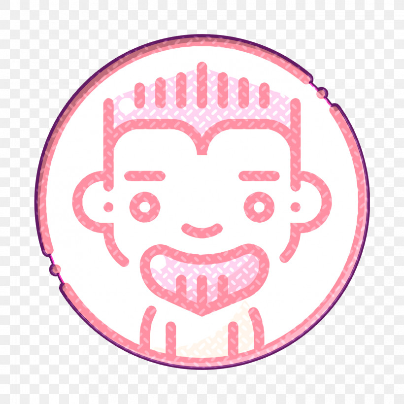 Spiky Hair Icon Avatars Icon Man Icon, PNG, 1244x1244px, Spiky Hair Icon, Avatars Icon, Cartoon, Cheek, Circle Download Free