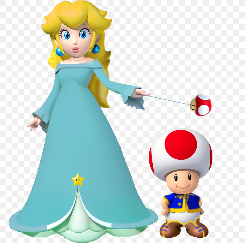 Super Princess Peach Toad Rosalina Mario, PNG, 761x816px, Princess Peach, Action Figure, Costume, Doll, Fictional Character Download Free