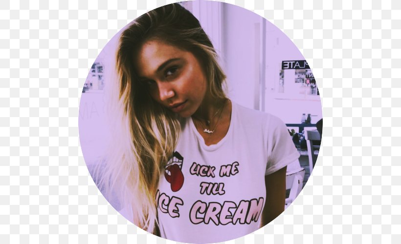 Alexis Ren Hairstyle Blond Black Hair, PNG, 500x500px, Alexis Ren, Black Hair, Blond, Bun, Fashion Download Free