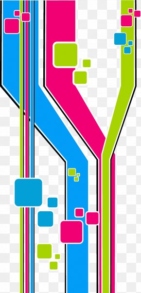 Colorful Technology Background - Color Abstract Art Geometric Abstraction PNG