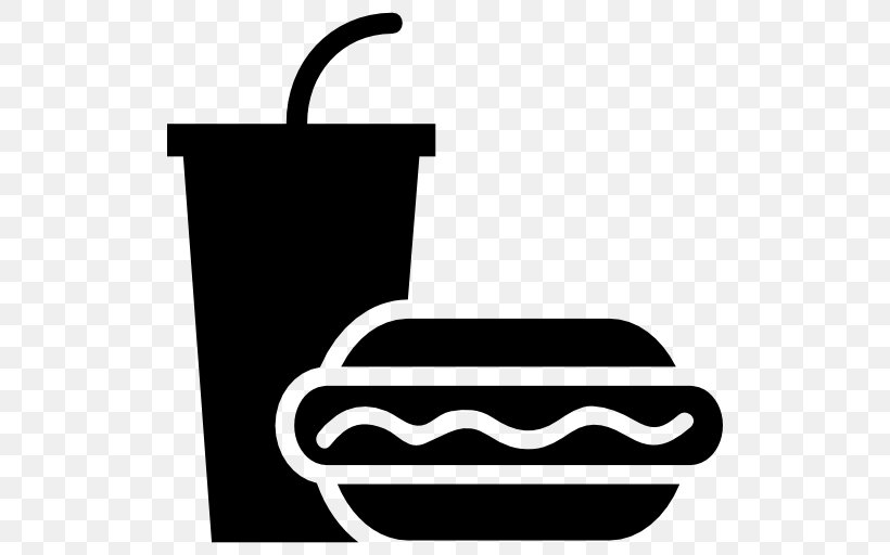 Junk Food Fast Food Hamburger Fizzy Drinks Pizza, PNG, 512x512px, Junk Food, Black, Black And White, Cheeseburger, Fast Food Download Free