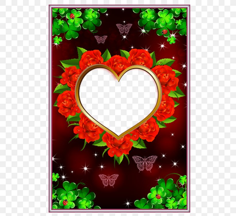 Love Photo Frames Picture Frame 54 Cards Digital Photo Frame, PNG, 750x750px, Watercolor, Cartoon, Flower, Frame, Heart Download Free