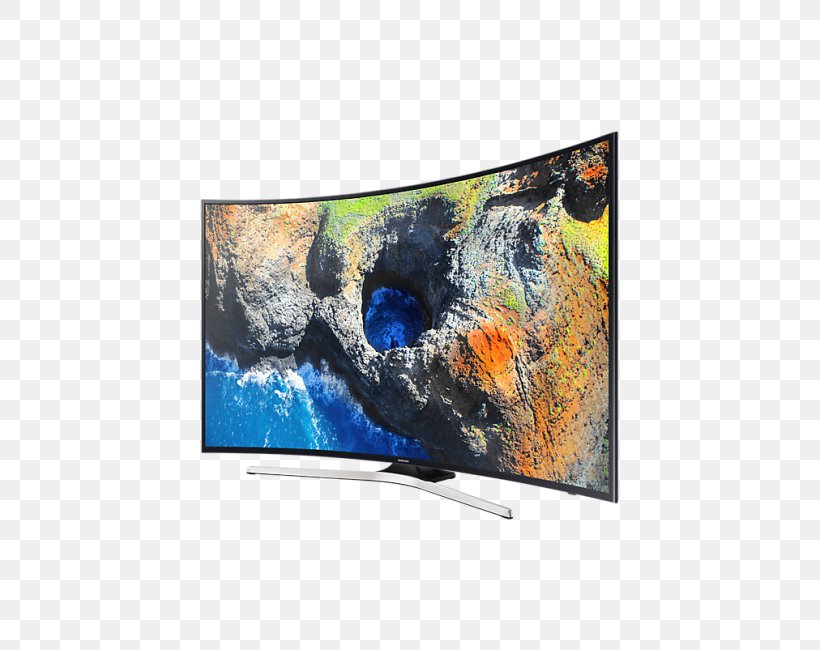 Samsung 4K Resolution Ultra-high-definition Television Smart TV LED-backlit LCD, PNG, 650x650px, 4k Resolution, Samsung, Advertising, Curved, Curved Screen Download Free