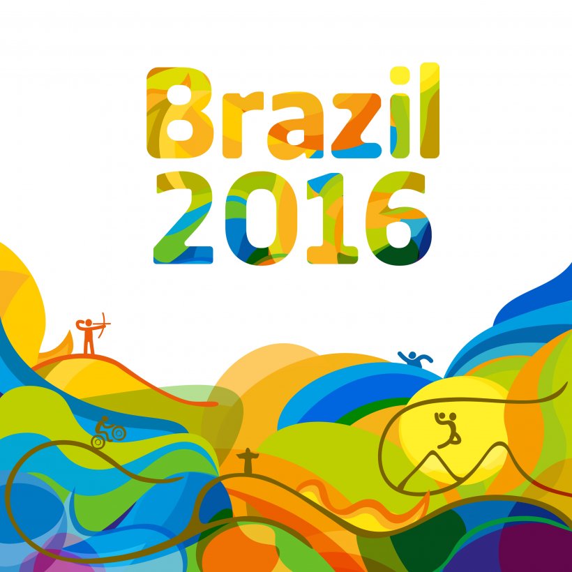 2016 Summer Olympics 2016 Summer Paralympics Rio De Janeiro Olympic Games, PNG, 3000x3000px, 2016 Summer Paralympics, Area, Art, Athlete, Cartoon Download Free