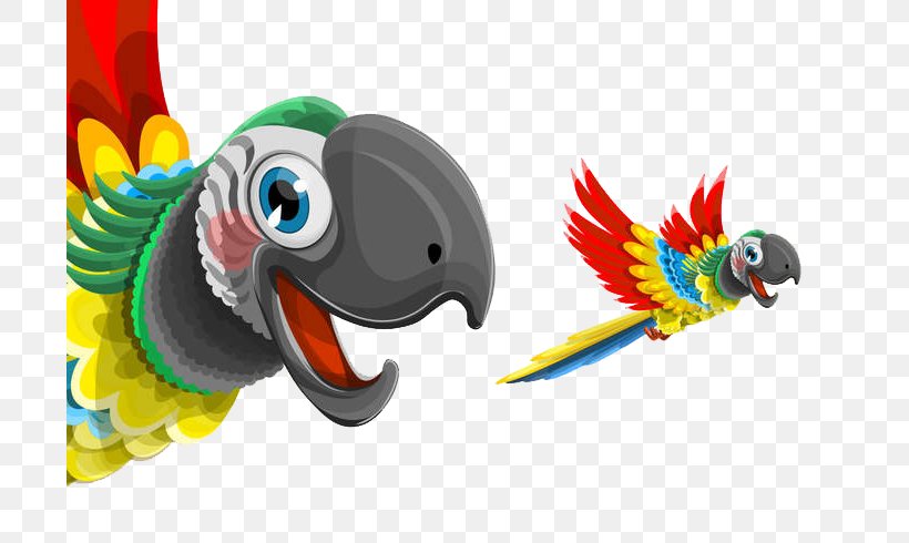Macaw Parrot Bird Cygnini, PNG, 700x490px, Macaw, Beak, Bird, Cartoon, Character Download Free
