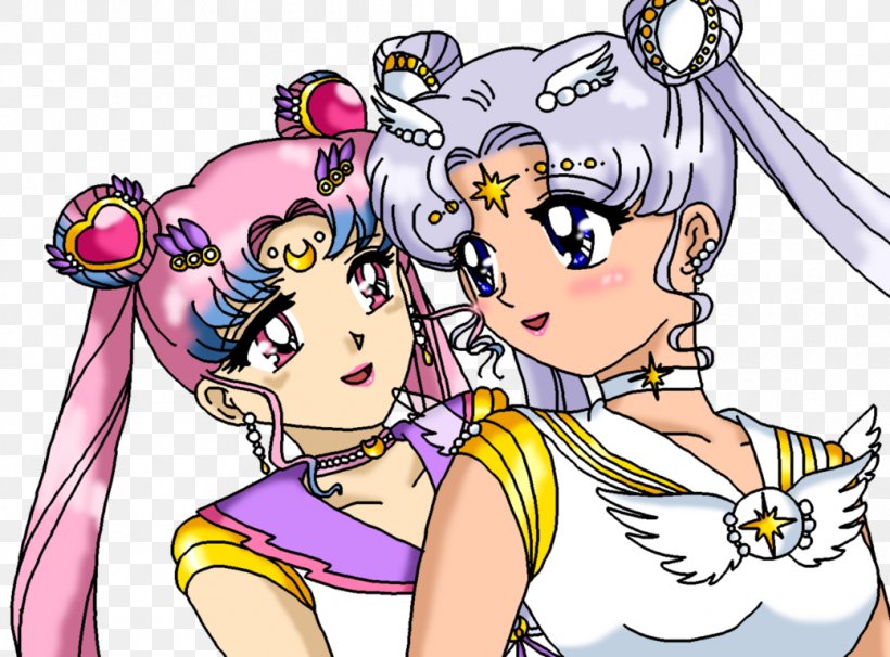 Sailor Moon Chibiusa ChibiChibi, PNG, 1039x769px, Watercolor, Cartoon, Flower, Frame, Heart Download Free