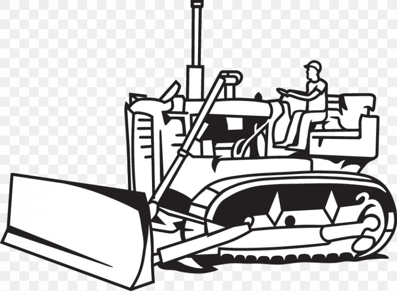 Book Drawing, PNG, 854x626px, Heavy Machinery, Auto Part, Backhoe, Bulldozer, Coloring Book Download Free