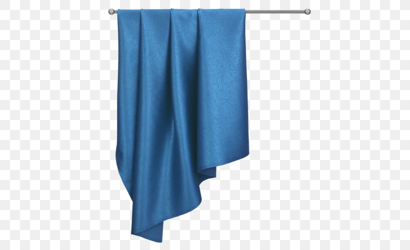 Linens Electric Blue Shoulder, PNG, 500x500px, Curtain, Blue, Dust, Electric Blue, Linens Download Free