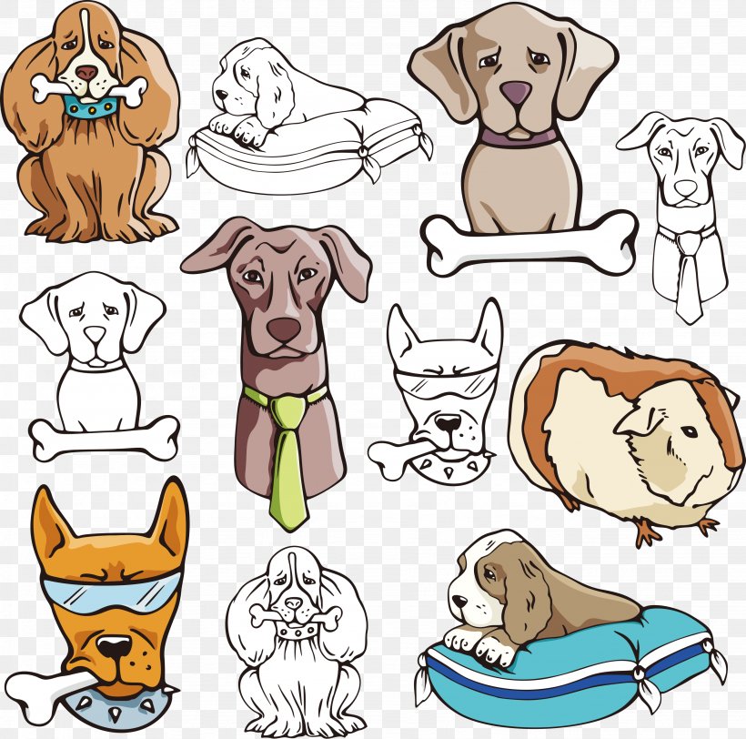 Dog Collar Cat Pet, PNG, 2874x2849px, Dog, Animal Figure, Area, Art, Artwork Download Free
