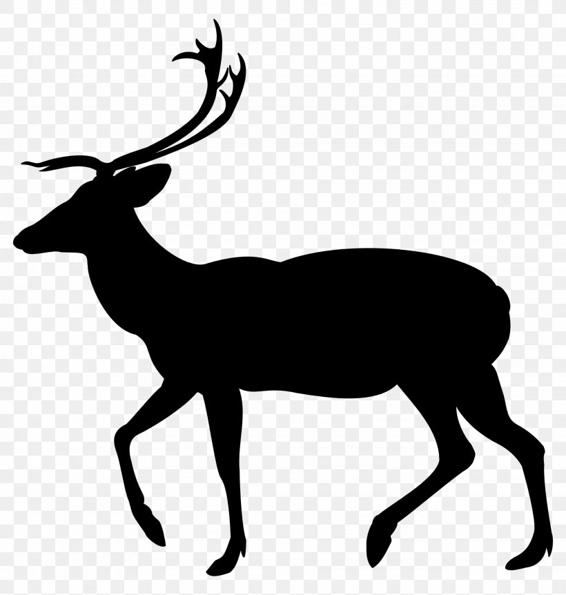 Clip Art White-tailed Deer Silhouette Moose, PNG, 1950x2050px, Deer, Antelope, Antler, Art, Chamois Download Free