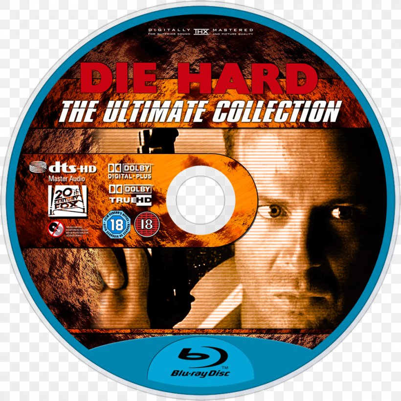 Die Hard With A Vengeance John McClane Die Hard Trilogy Bruce Willis Blu-ray Disc, PNG, 1000x1000px, Die Hard With A Vengeance, Action Film, Bluray Disc, Brand, Bruce Willis Download Free
