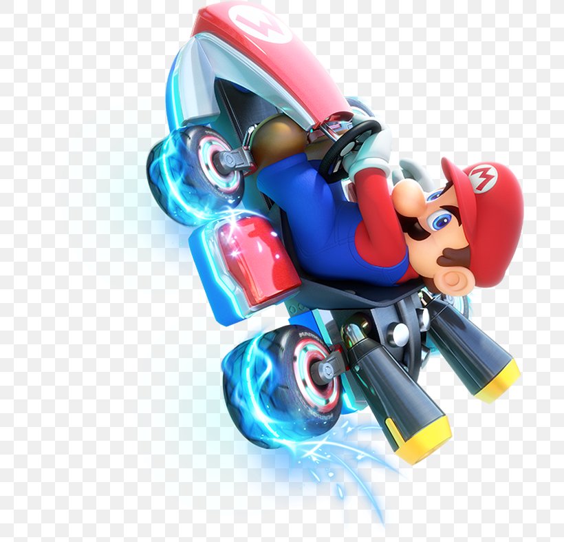 Mario Kart 8 Deluxe Super Mario Kart Super Mario Bros. Wii U, PNG, 705x787px, Mario Kart 8, Electric Blue, Figurine, Mario, Mario Kart Download Free