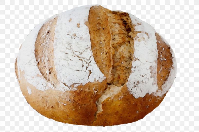 Rye Bread Soda Bread Whole Grain Brown Bread Staple Food, PNG, 1200x800px, Watercolor, Baked Goods, Baking, Bread, Brown Bread Download Free