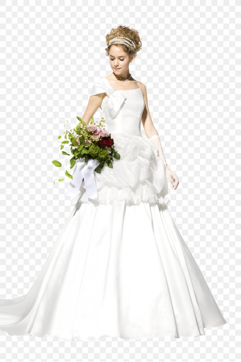 Wedding Dress Bride Clothing, PNG, 1200x1800px, Watercolor, Cartoon, Flower, Frame, Heart Download Free