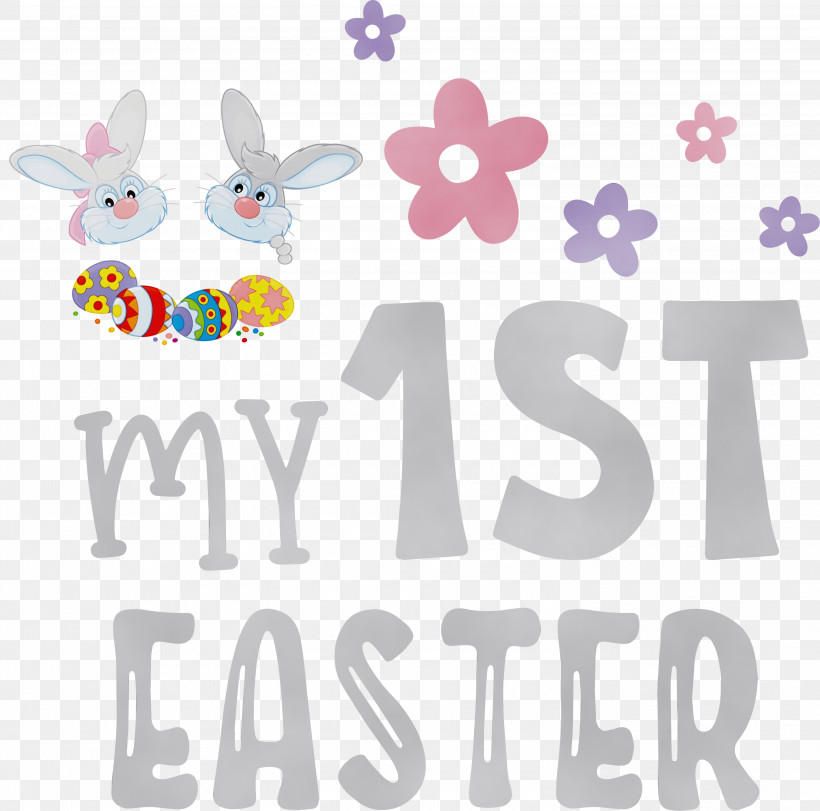 Easter Bunny, PNG, 3000x2968px, My 1st Easter, Biology, Easter Bunny, Easter Day, Line Download Free