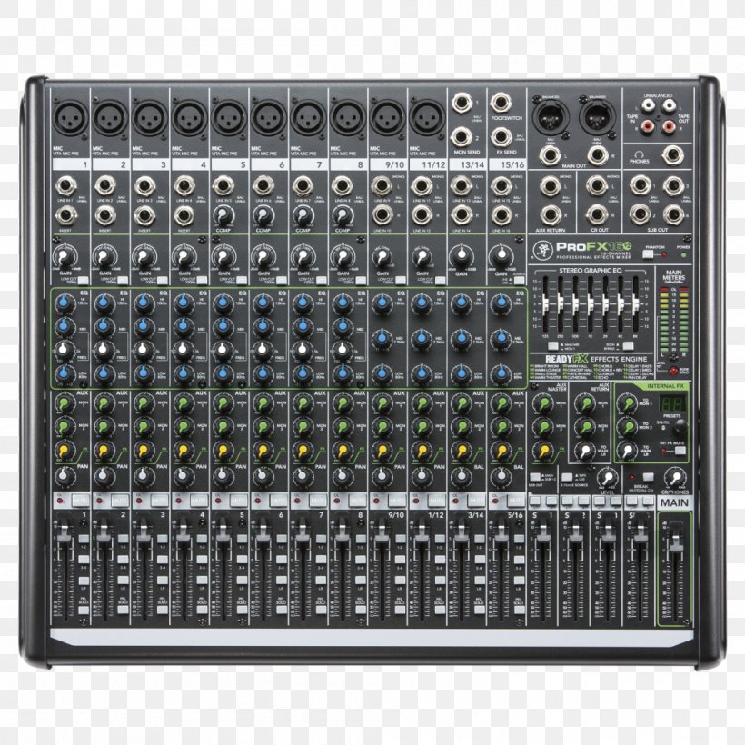 Microphone Mackie Audio Mixers Live Sound Mixing Preamplifier, PNG, 1000x1000px, Microphone, Audio, Audio Equipment, Audio Mixers, Dynamic Range Compression Download Free