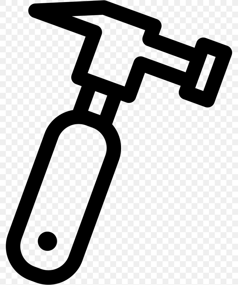 Tool Hammer Clip Art, PNG, 780x982px, Tool, Area, Black, Black And White, Brand Download Free