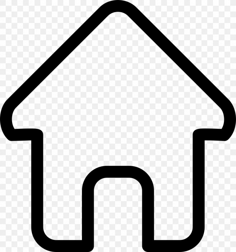 House Outline, PNG, 916x980px, User Interface, Area, Black And White, Button Download Free
