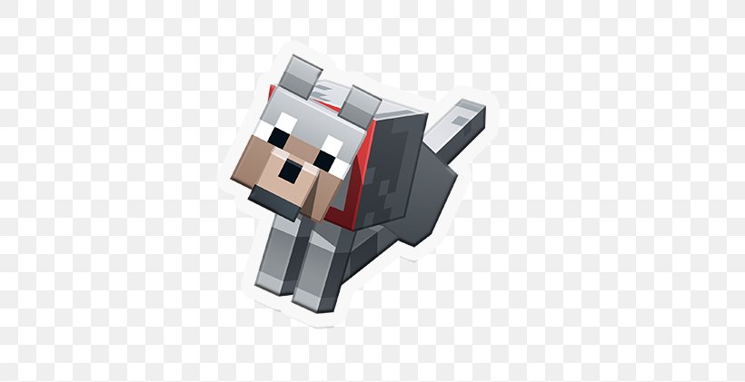 Minecraft Sticker Mojang, PNG, 748x421px, Minecraft, Animated Film, Dog, Gray Wolf, Iphone Download Free