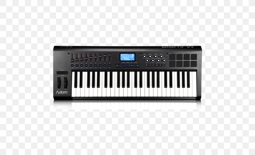 M-Audio MIDI Keyboard MIDI Controllers Electronic Keyboard, PNG, 500x500px, Watercolor, Cartoon, Flower, Frame, Heart Download Free