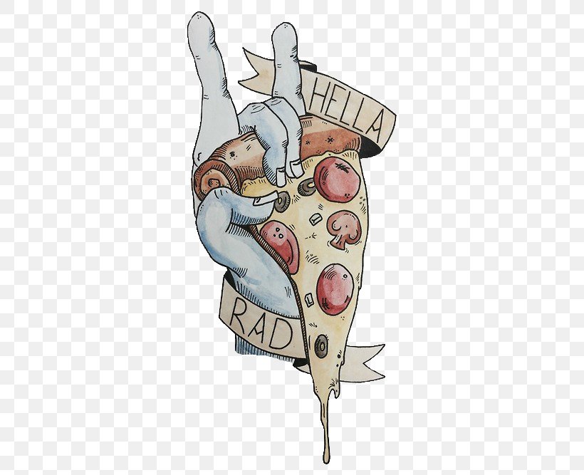 Pizza Pop Punk Punk Rock Real Friends Drawing, PNG, 500x667px, Watercolor, Cartoon, Flower, Frame, Heart Download Free