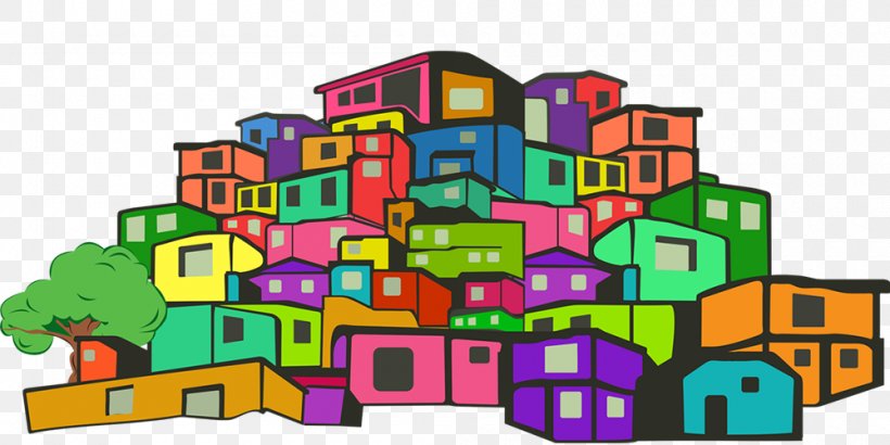 Rocinha Favela Slum Clip Art, PNG, 1000x500px, Rocinha, Area, Art, Brazil, Drawing Download Free