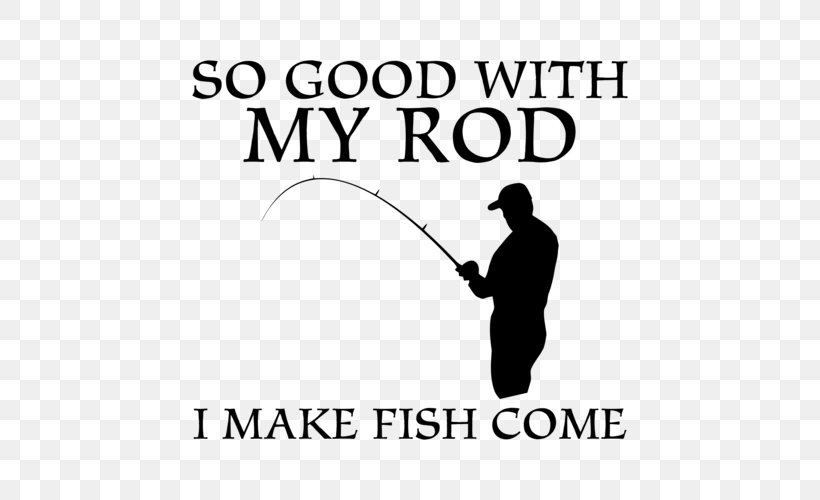 T-shirt Fishing Reels Fisherman, PNG, 500x500px, Tshirt, Area, Black, Black And White, Brand Download Free