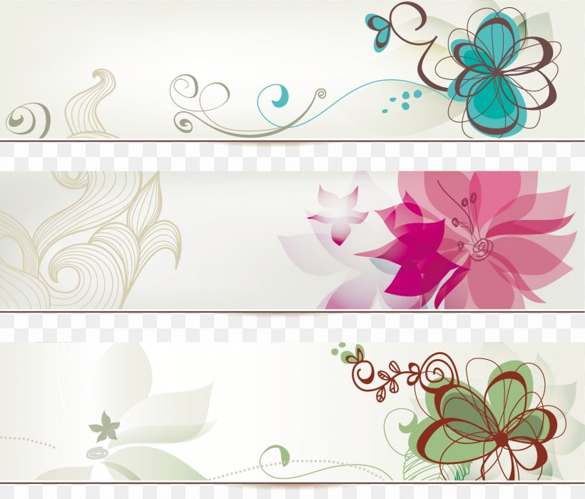Web Banner Flower, PNG, 1719x1466px, Banner, Advertising, Color, Decorative Arts, Floral Design Download Free