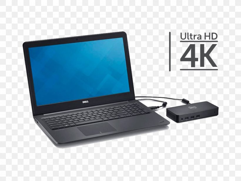 Dell Inspiron Laptop Docking Station USB 3.0, PNG, 1000x750px, 4k Resolution, Dell, Computer, Computer Accessory, Computer Hardware Download Free