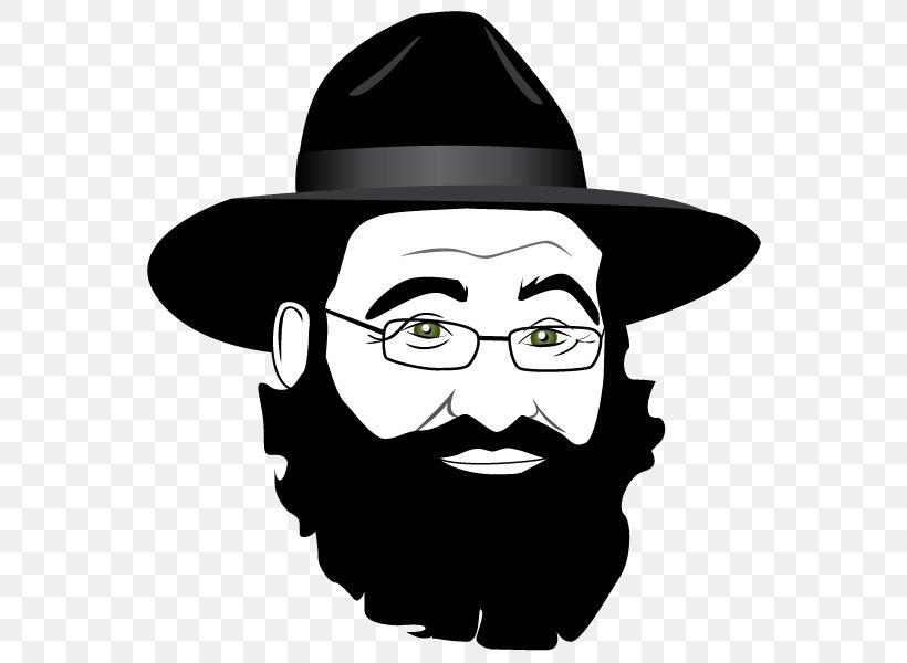 Rabbi Judaism Torah Clip Art, PNG, 600x600px, Rabbi, Black, Black And White, Eyewear, Facial Hair Download Free