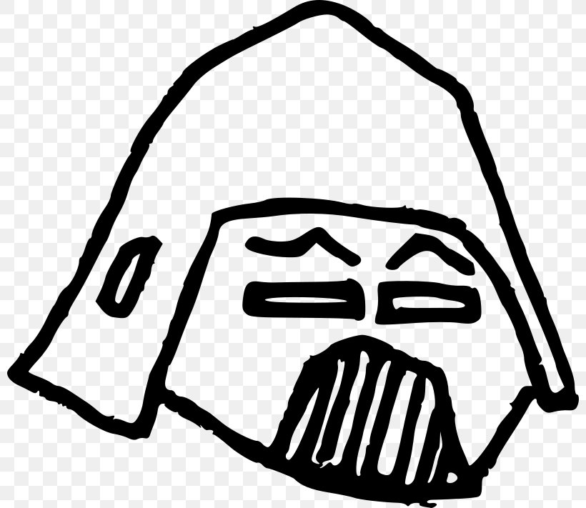 Anakin Skywalker Drawing Clip Art, PNG, 800x711px, Anakin Skywalker, Area, Artwork, Black, Black And White Download Free