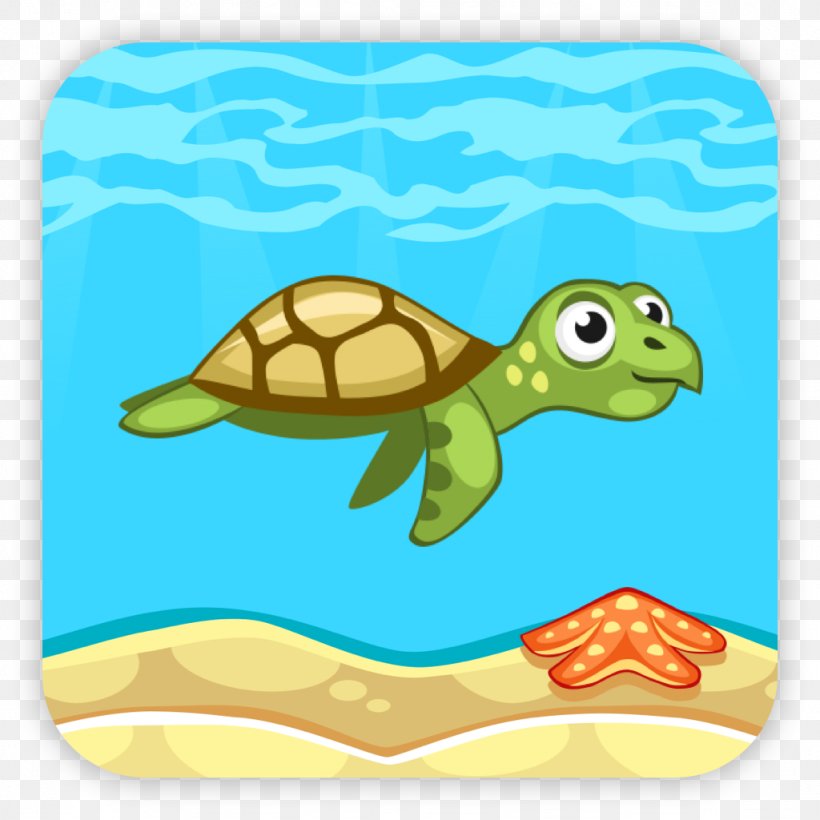 Sea Turtle Background, PNG, 1024x1024px, Loggerhead Sea Turtle, Box Turtle, Cartoon, Deep Sea Creature, Green Sea Turtle Download Free