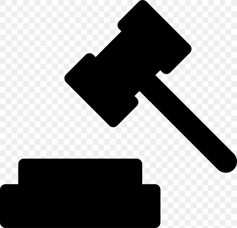 Hammer Gavel, PNG, 980x942px, Hammer, Black And White, Gavel, Judge, Silhouette Download Free
