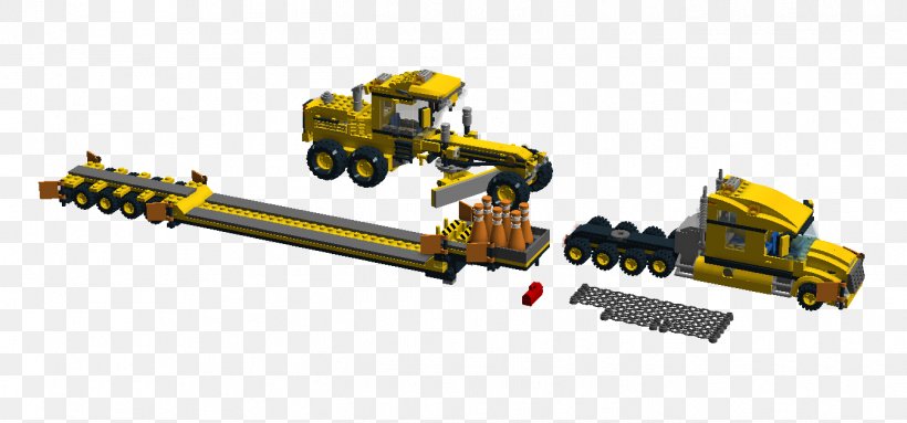 Lowboy The Lego Group Trailer Lego Ideas, PNG, 1348x631px, Lowboy, Architectural Engineering, Flatbed Truck, Grader, Hardware Download Free