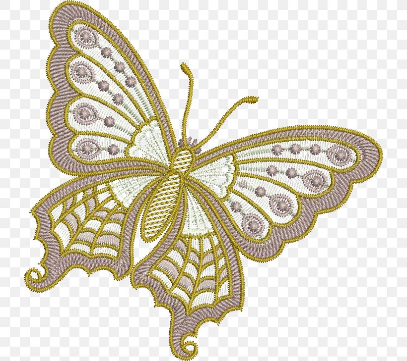 Butterfly Embroider Now Machine Embroidery Cutwork, PNG, 724x729px, Butterfly, Arthropod, Brush Footed Butterfly, Butterflies And Moths, Cutwork Download Free
