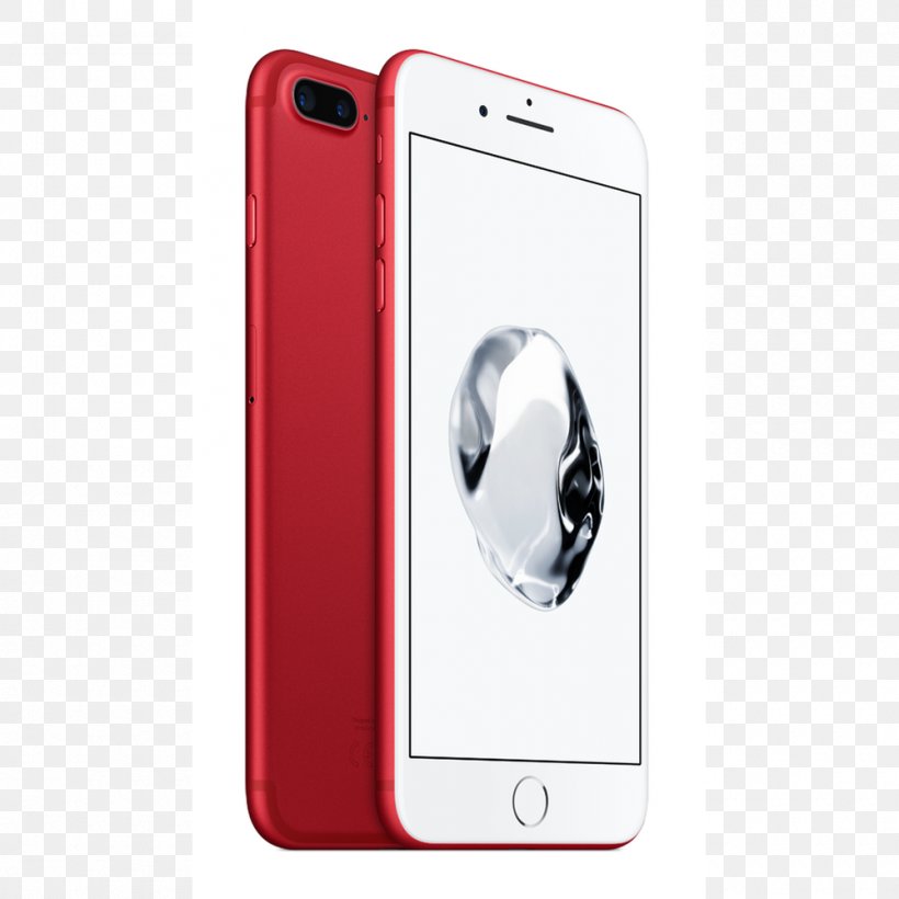 Apple Telephone Product Red Special Edition 4G, PNG, 1000x1000px, Apple, Apple Iphone 7, Apple Iphone 7 Plus, Communication Device, Electronic Device Download Free